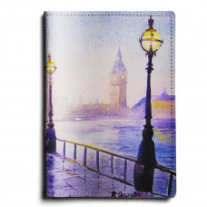 Обложка для паспорта, PAS1 «Лондон после дождя»