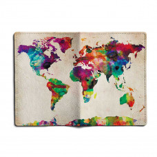 Обложка для паспорта, PAS1 «World map»