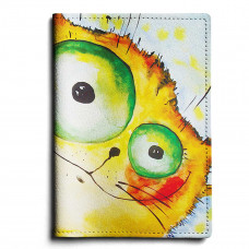 Обложка для паспорта, PAS1 «Crazy cat»