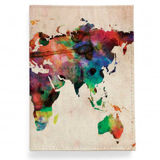 Обложка для паспорта, PAS2 «World map»