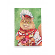 Обложка для автодокументов, AUT2 «Кот-шеф-повар»