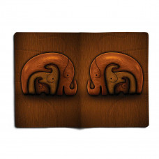 Обложка для автодокументов, AUT1 «Деревянные слоны»