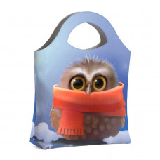 Сумка тоут BAG4 «Owl in scarf»