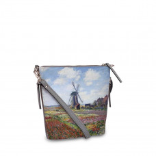 Сумка кросс-боди BAG8 «Claude Monet Tulip Field and windmill»