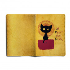 Обложка для автодокументов, AUT1 «Small black cat»