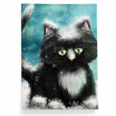 Обложка для паспорта, PAS2 «Snow cat»