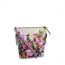 Сумка кросс-боди BAG8 «Watercolor flowers in vase»