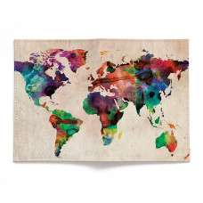 Обложка для автодокументов, AUT2 «World map»