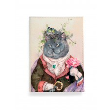 Обложка для автодокументов, AUT2 «Кот с душой поэта»