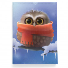 Обложка для автодокументов, AUT2 «Owl in scarf»