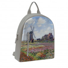 Рюкзак BKP2 «Claude Monet Tulip Field and windmill»