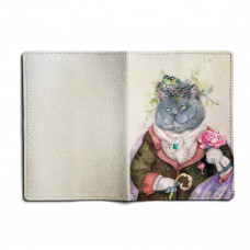 Обложка для паспорта, PAS1 «Кот с душой поэта»