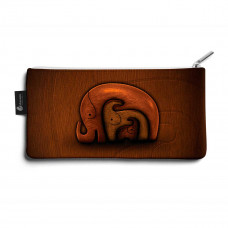 Косметичка small KOS1 «Деревянные слоны»