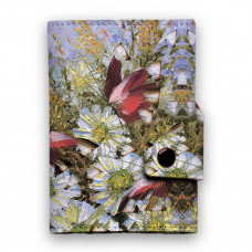 Кошелек мини, кардхолдер, PR24 «Бабочки и цветы»