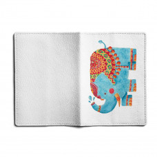 Обложка для паспорта, PAS1 «Blue elephant»