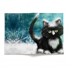 Обложка для паспорта, PAS2 «Snow cat»