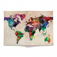 Обложка для паспорта, PAS2 «World map»