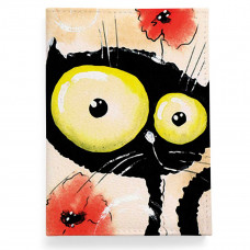Обложка для паспорта, PAS2 «Flower cat»