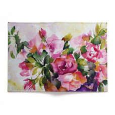 Обложка для автодокументов, AUT2 «Watercolor flowers in vase»