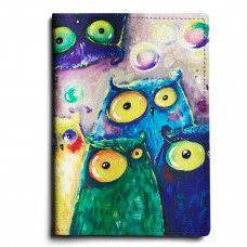 Обложка для паспорта, PAS1 «Many owls»