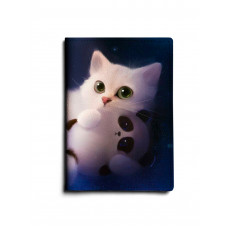 Обложка для паспорта, PAS1 «Cat & Panda»