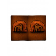 Обложка для паспорта, PAS1 «Деревянные слоны»