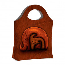 Сумка тоут BAG4 «Деревянные слоны»