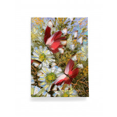 Обложка для автодокументов, AUT2 «Бабочки и цветы»
