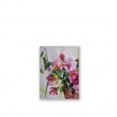 Обложка для документов, PAS3 «Watercolor flowers in vase»