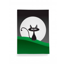 Обложка для автодокументов, AUT2 «Кот с луной»