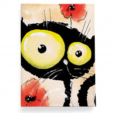 Обложка для автодокументов, AUT2 «Flower cat»