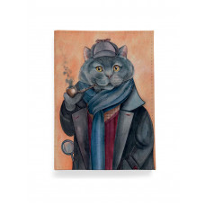 Обложка для автодокументов, AUT2 «Шерлок кот»