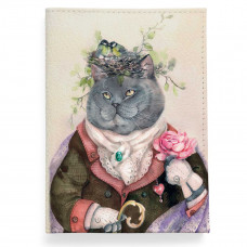 Обложка для паспорта, PAS2 «Кот с душой поэта»