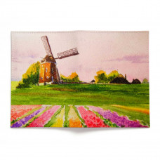 Обложка для паспорта, PAS2 «Поля тюльпанов Голландия»