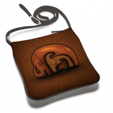 Сумка планшет «Деревянные слоны»